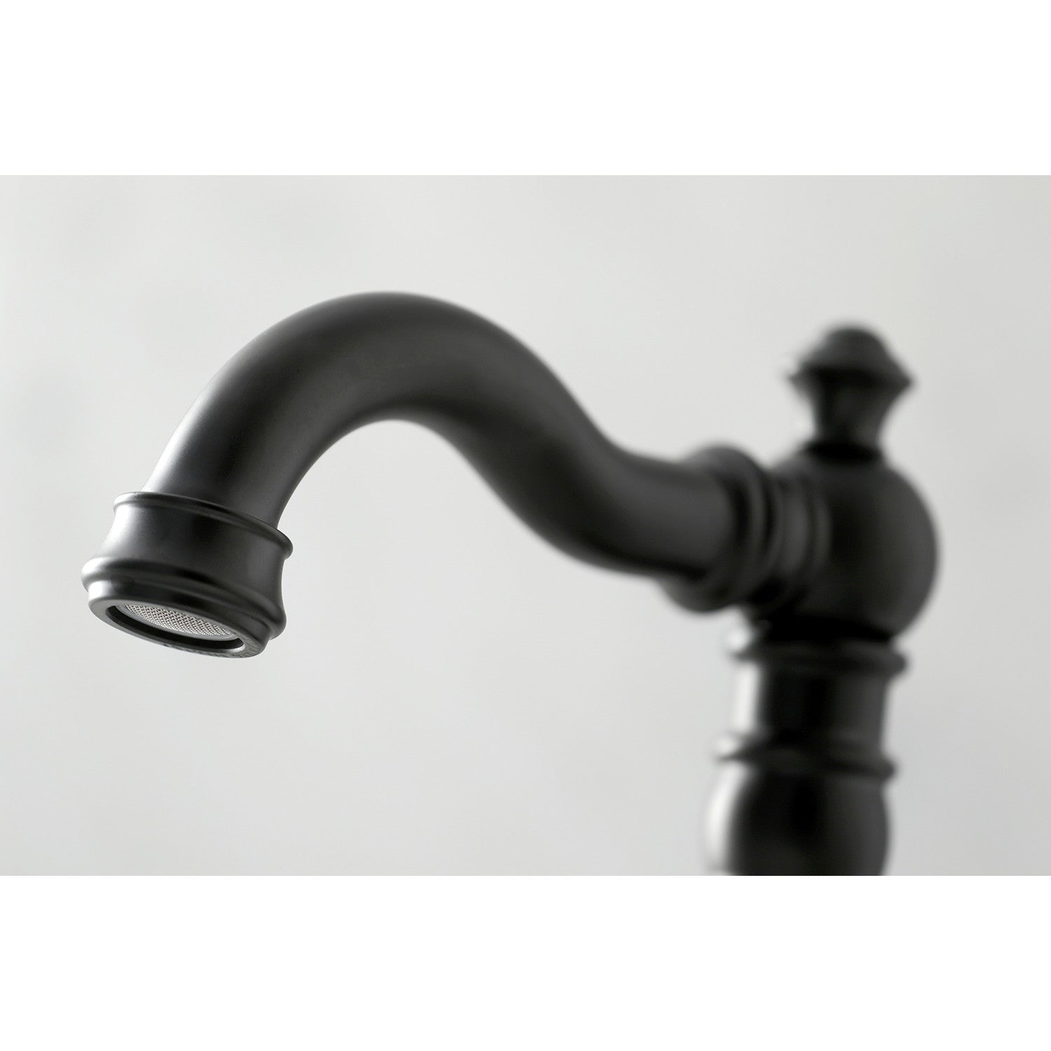 Kingston Heirloom FSC1970PL - English Classic Two-Handle 3-Hole Deck Mount Widespread Bathroom Faucet with Brass Pop-Up, Matte Black — thumbnail 3